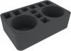 HSMEIM080BO 80 mm foam tray with 11 compartments