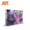 AK Acrylic Set - NIGHT CREATURES FLESH TONES