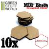 MDF Bases - Hexagonal 35 mm