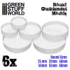 6x Containment Moulds for Bases - Round