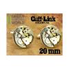 Steampunk CUFFLINKS - 20 mm Round Movements