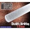 Rolling Pin DUTCH Bricks 15mm 1626