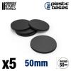 HDF 1,5mm Bases Round 50mm (5)
