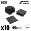 HDF 1,5mm Bases 40x40mm (10)
