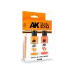 PURE ORANGE & FADED ORANGE DUAL EXO Set