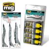 Mig & Su Fighters Greys Acrylic Paint Set