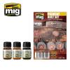 Pigments Rust Enamel Weathering Set