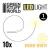 Warm White LED Lights - 1mm