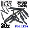 Shrink tubes for LED connections