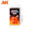 Set 6 Dices (orange)