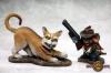 Angela and Scooter, Mousling Cowgirl and Trusty Hound