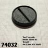 1 Inch Round Plastic Gaming Base (20)