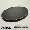 75mm x 46mm Oval Gaming Base (10)